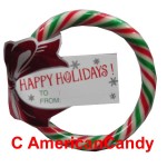 Spangler Candy Wreath Happy Holidays